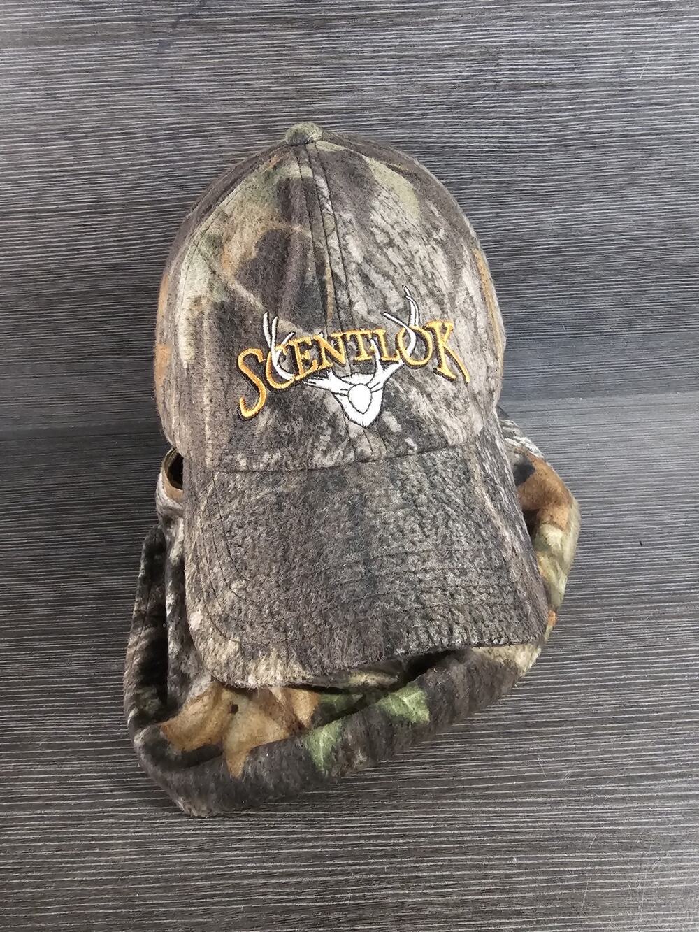 Scent Lok Camo Hat With Neck And Face Cover Hunting